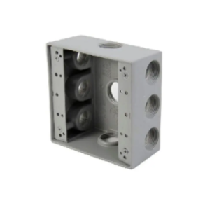 Caja candulet cuadrada 4x4 cm 3/4" -volt